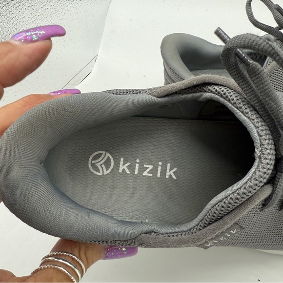 Kizik Light Gray Madrid Eco-knit Hands Free Sneakers Athletic - Picture 5 of 7